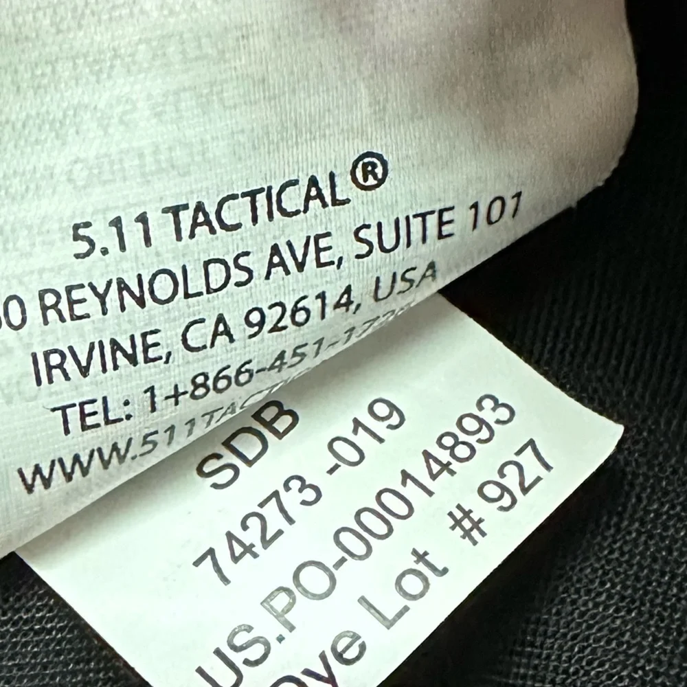 5.11 Tactical Men's Black Taclite Pro 74273 019 Ripstop Pants Straight Fit 34x30 - Picture 7 of 8